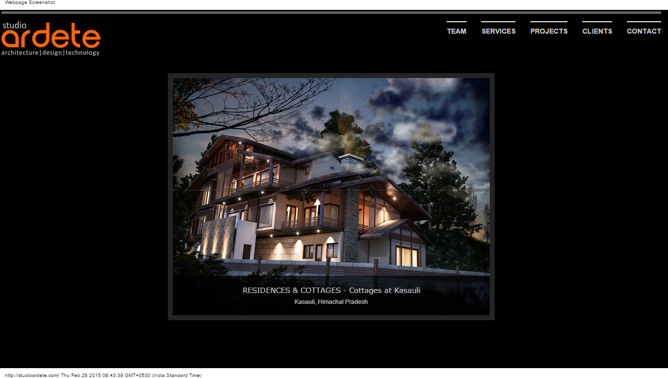 Studio ardete architecture design technology - HOME